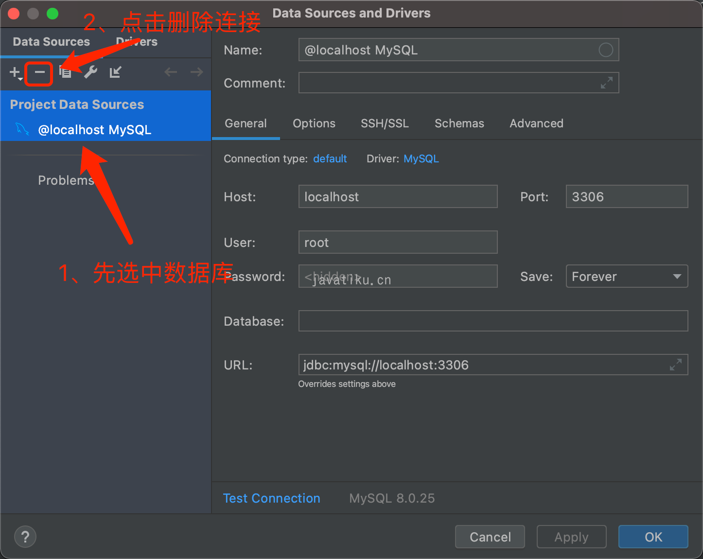 IDEA连接MySQL